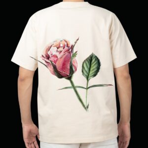 Roseprinted tee